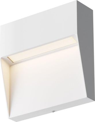 Maytoni Maytoni Mane Square Aplique de pared exterior blanco 3000K 100lm IP54