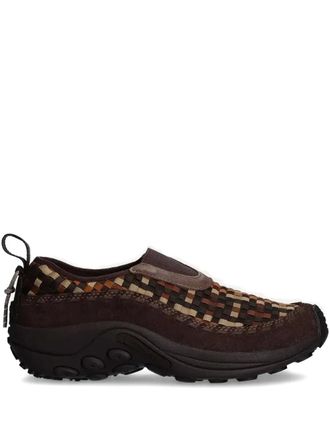 Merrell Jungle Moc Evo slip-on sneakers - women - Rubber/Suede/Fabric/Recycled Mesh - 37.5 - Brown