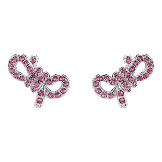 Swarovski Oorbellen - Dames - Oorbellen - Roze - ONE Size - Accessoires