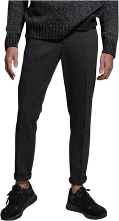 Dondup Stijlvolle Ralph Broek - Heren - Slim Fit Broeken - Zwart - W31 - Broeken