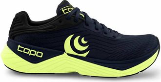 Topo Athletic Mens Ultrafly 5 Running Shoe In Navy / Lime