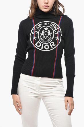 Dior Maglia a Collo Alto USINES in Lana Dior