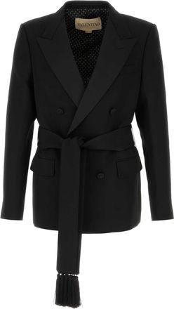 Valentino Garavani Black Wool Blazer