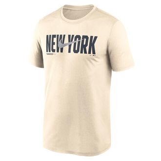 Nike New York Yankees Swoosh Legend Nike Mens Dri-FIT MLB T-Shirt in Brown | NKGK15ANK-RSQ