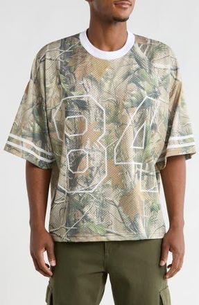 Alpha Collective Cropped Jersey 84 T-Shirt in Trail Camo at Nordstrom Rack, Size X-Large