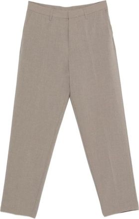 Emporio Armani Rechte broek - Heren - Straight fit broeken - Beige - XL - Broeken