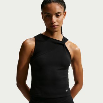Nike Womens One Dri-FIT Tank Top in Black | IB9162-010