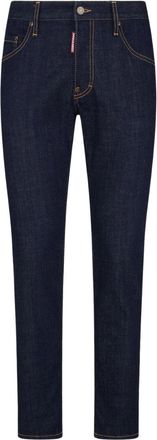 Dsquared2 Mens Navy Blue Skater Denim Jeans Cotton - Size 34 (Waist)