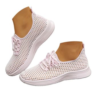 Generic Womens Mesh Lace Up Running Shoes Lightweight Casual Outdoor Slip On Sneakers Fashion Breathable Low Top Walking Sock Shoes Womens Hiking Athletic Ten