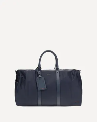 Kiton Borsa da Viaggio con dettagli in pelle Man UNI