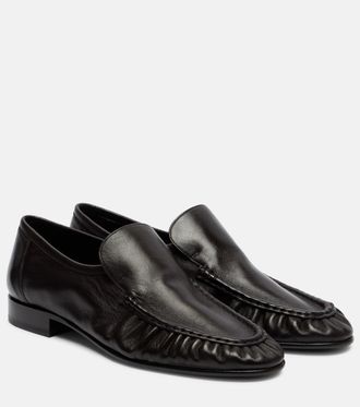 The Row Mocasines Soft de piel