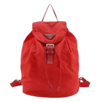Prada Zaino in tessuto Pre-owned - - Pre-owned - Donna - Rosso - ONE SIZE