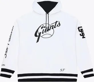 Mitchell & Ness Mens Mitchell & Ness White San Francisco Giants Cooperstown Collection Fleece Hoodie at Nordstrom, Size Xx-Large