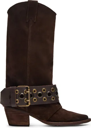 Steve Madden Ashwood Boot BROWN SUEDE