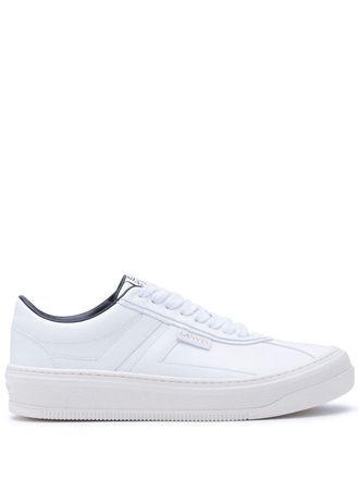 Lanvin leather sneakers - men - Calf Leather/Calf Leather/Rubber - 40 - White