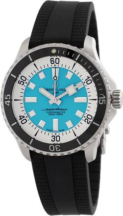 Breitling Superocean Automatic Chronometer Blue Dial Mens Watch A17376211L2S1