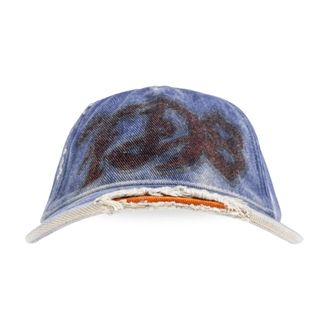 Diesel Baseball Cap - Heren - Petten - Blauw - S - Katoen - Accessoires