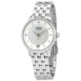 Mido Baroncelli Automatic Diamond Ladies Watch M0392071110600