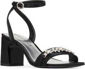 Donald J Pliner Crystal Ankle Strap Sandal in Black at Nordstrom Rack, Size 5.5