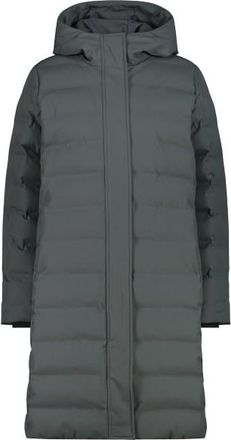 F.lli Campagnolo Down Coat Fix Hood Mantel f&uuml;r Damen | grau