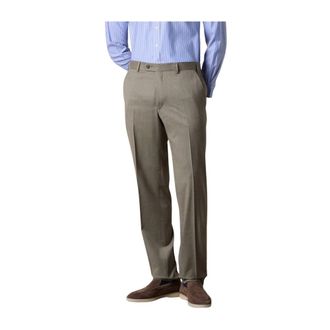 Brooks Brothers Flat Front Performance Twill Virgin Wool Broeken - Heren - Broeken - Groen - Maat: W38 Wol