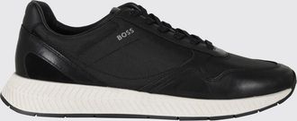 HUGO BOSS Sneakers Titanium in pelle e mesh con logo stampato