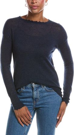 Autumn Cashmere Distressed Sheer 100% Cashmere Sweater