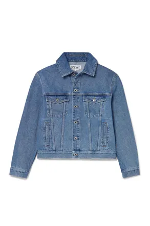 Loewe Anagram Embroidered Denim Jacket