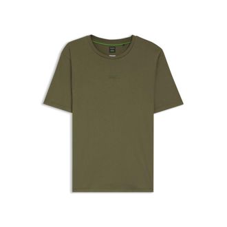 BOSS Porsche x mercerized-cotton T-shirt with rear graphics
