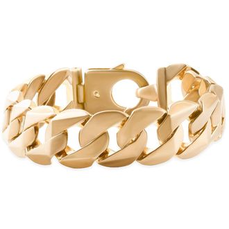 Pompeii3 Mens Cuban Link 14k Gold (147gram) or Platinum (236gram) 20mm Bracelet 9.5