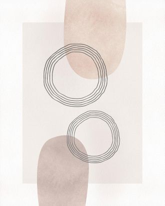 Komar Bild »Line Art Circles« Natur 1 Stk. tlg. Wandbild zur Dekoration - ohne Rahmen