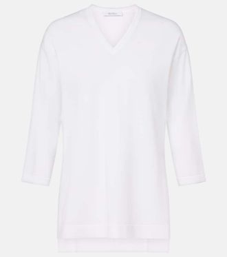 Max Mara Top con ricamo