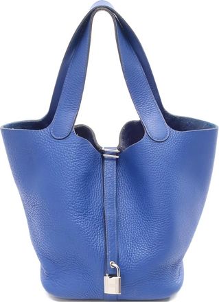 Herm&egrave;s 2011 leren schoudertas - Blauw