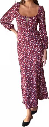 Emerson Fry Franny Midi Dress In Romeys Flowers