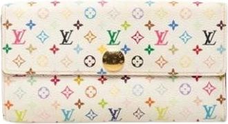 Louis Vuitton Pre-owned Wallets, female, White, Size: ONE SIZE Pre-owned Long wallet (bi-fold)