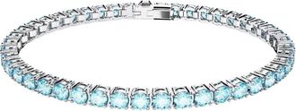 Swarovski Matrix Tennis Armband - Dames - Armbanden - Blauw - ONE Size - Accessoires