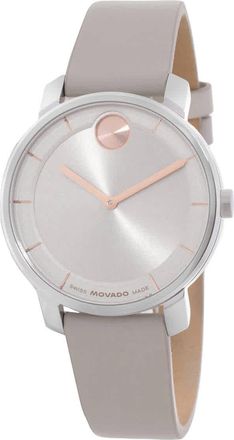 Movado Bold Access Quartz Grey Dial Ladies Watch 3601071