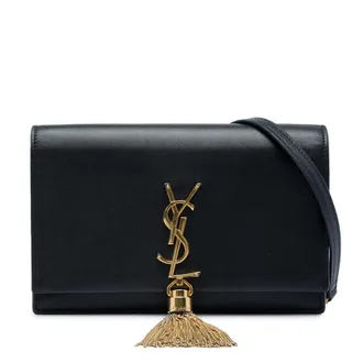 Saint Laurent Pre-owned Saint Laurent Smooth Calfskin Monogram Kate Tassel Chain Wallet Ladies Z5CP76FQ4XKZQOMZ