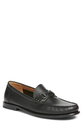 BOSS Tevan Moc Toe Bit Loafer in Black at Nordstrom, Size 12Us