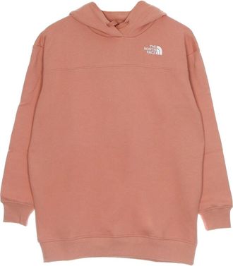 The North Face Rose Dawn Hoodie - Dames - Sportshirts - Bruin - M - Katoen - Fitness