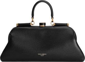 Dolce & Gabbana Black Grandma Medium Satchel