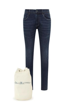 Dreimaster Dreimaster Jeans + Boodschappentas - SET Heren blauw