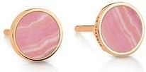 Ginette NY Mini Ever Studs in Pink Rhodochrosite at Nordstrom