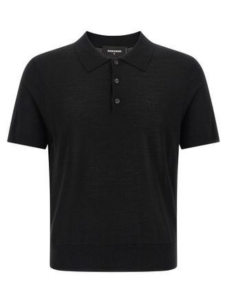 Dsquared2 Wool Polo Shirt