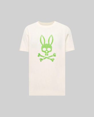 Psycho Bunny Mens Jarvis Bunny Graphic Tee 252 PRISTINE 2 / XXXL