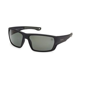 Timberland Tb00002 02R Sunglasses - male - Timberland - Sunglasses - Black - 64 MM - Accessories