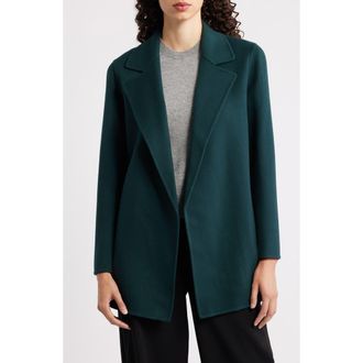 Theory Clairene Wool & Cashmere Jacket in Viridian at Nordstrom Rack, Size Large