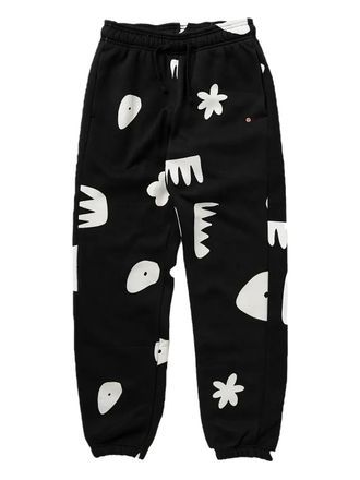 Nike Jordan x Artist Series By Mia Lee fleece track pants - Zwart