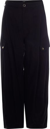 Pinko Rosalin Fluid Black Limousine Pants