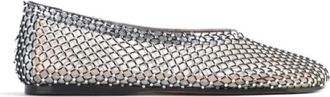 Forte_Forte Strass Flat Ballerina Schoenen - Dames - Ballerinas - Grijs - 40 EU - Polyester - Schoenen